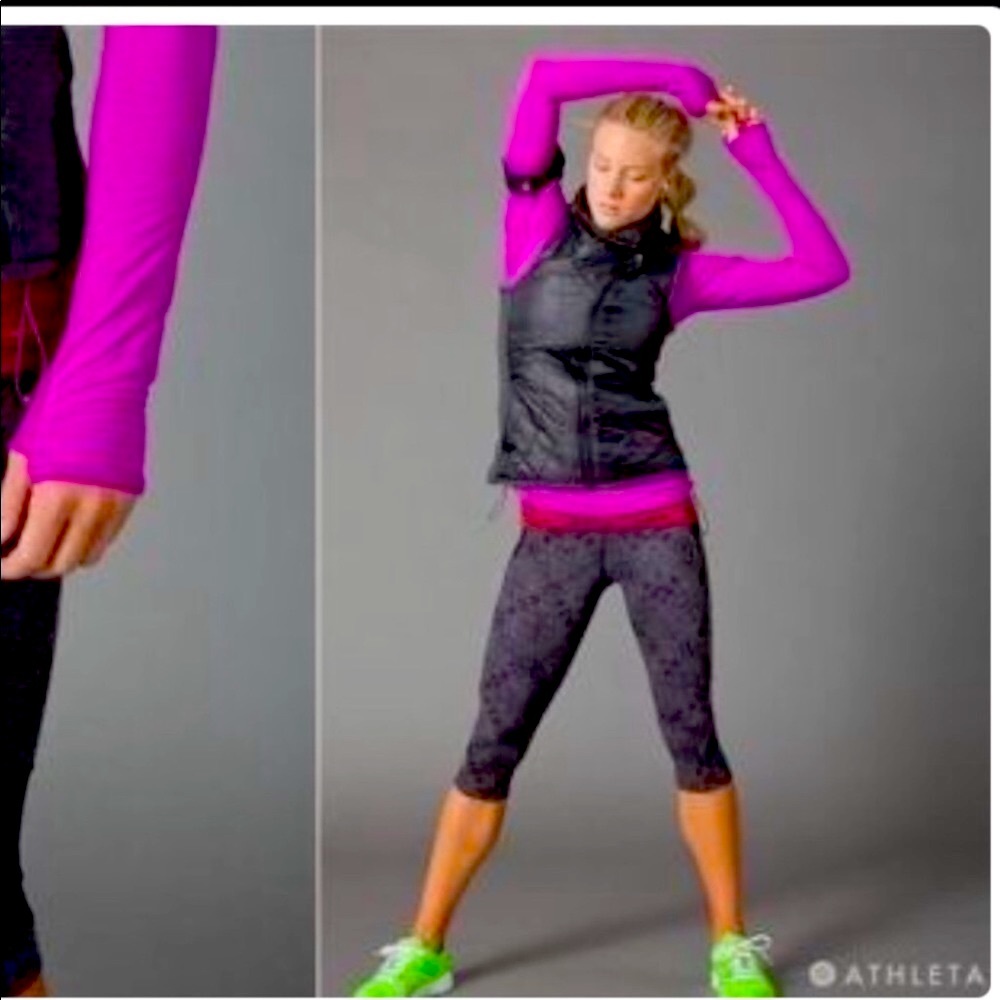 Athleta Alacrity Half-zip Running Jacket Purple S